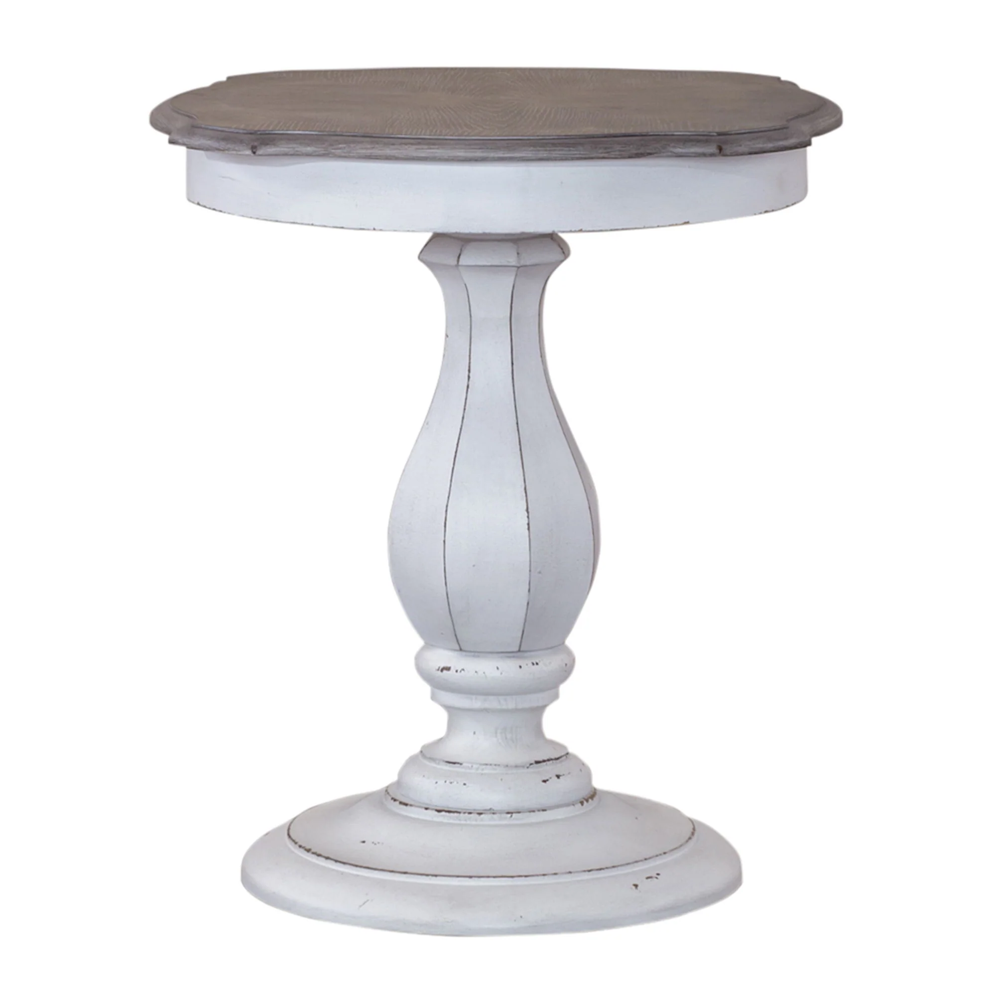 Magnolia Manor - Round Accent Table - Antique White - Image 3
