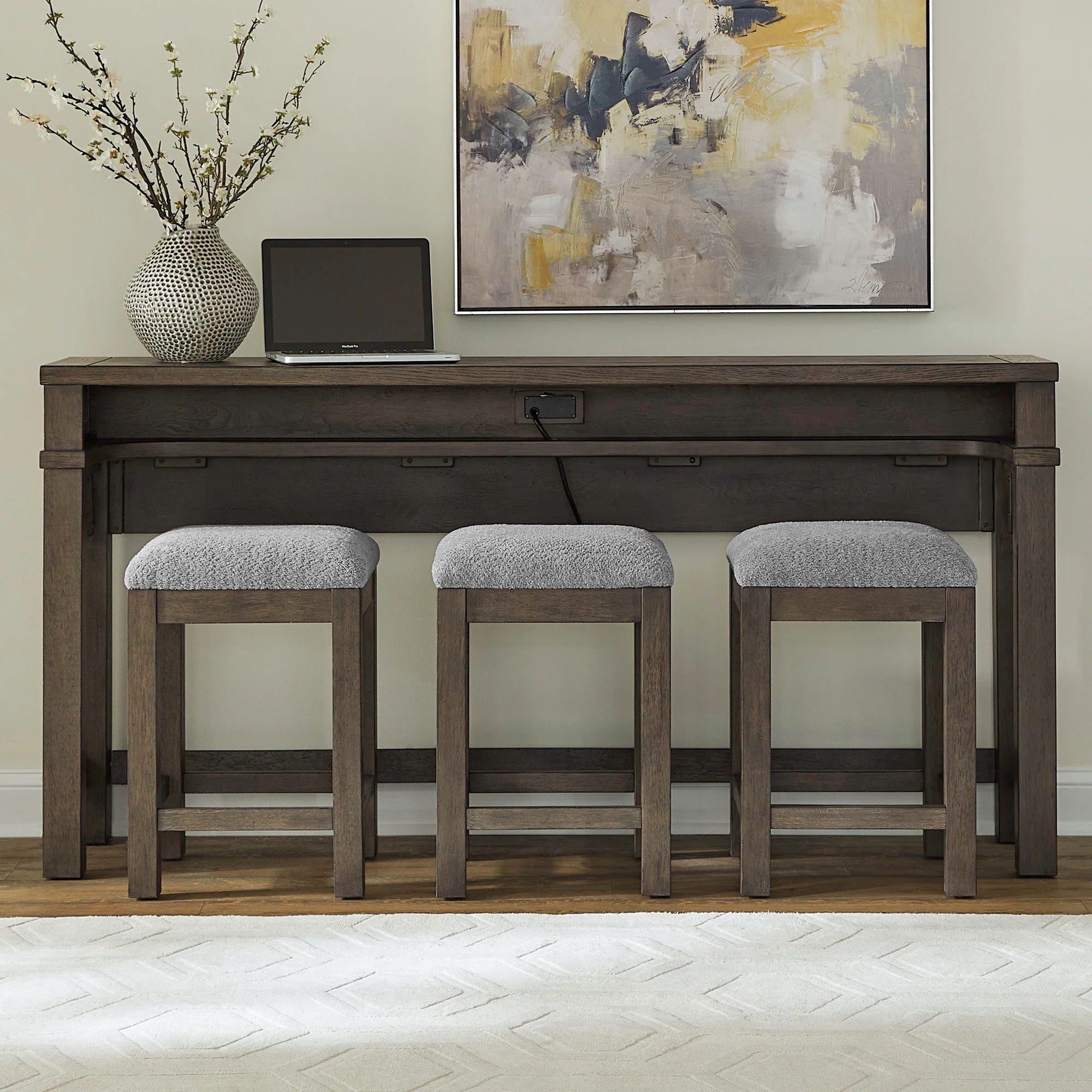 Cascade Falls – 4 Piece Set – Satin Espresso