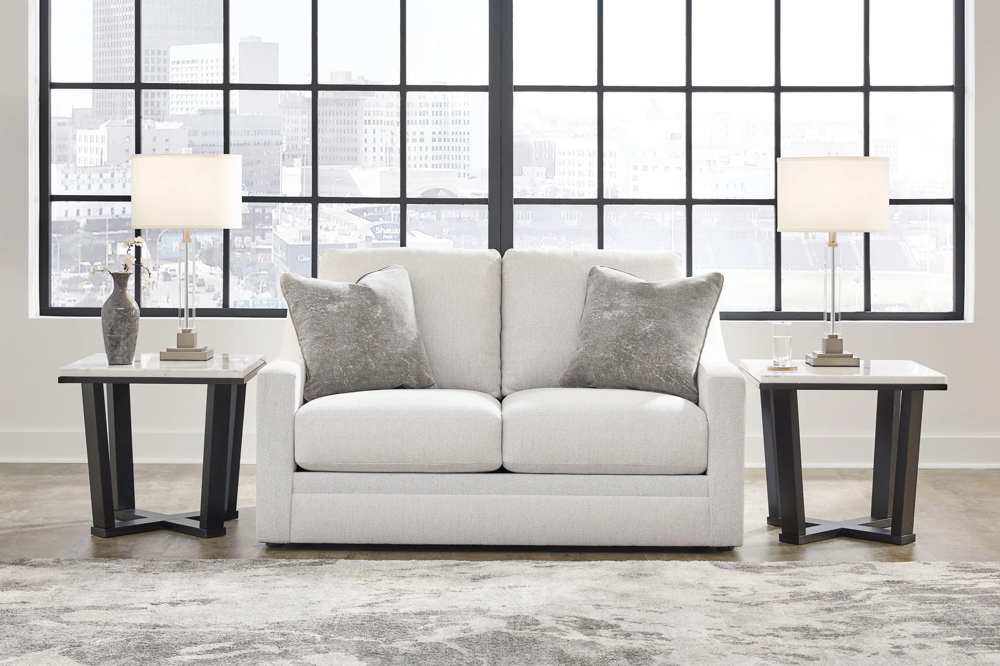 Maitelynn - Loveseat - Chalk - Image 3