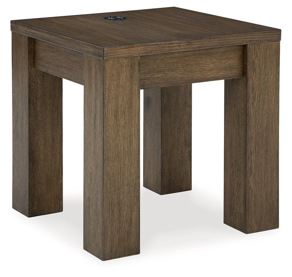 Rosswain - Square End Table - Warm Brown - Image 1
