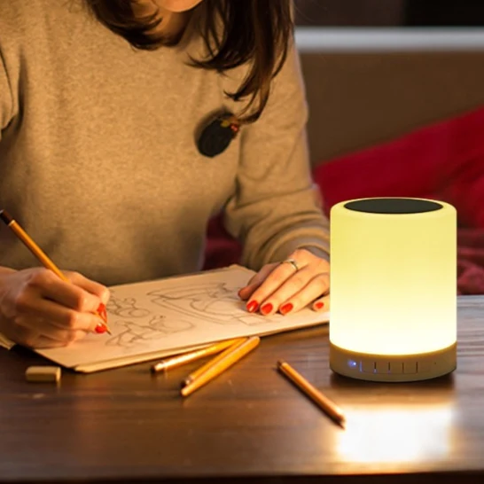 LED Bulb Portable Levitating Bluetooth Speaker - Image 3