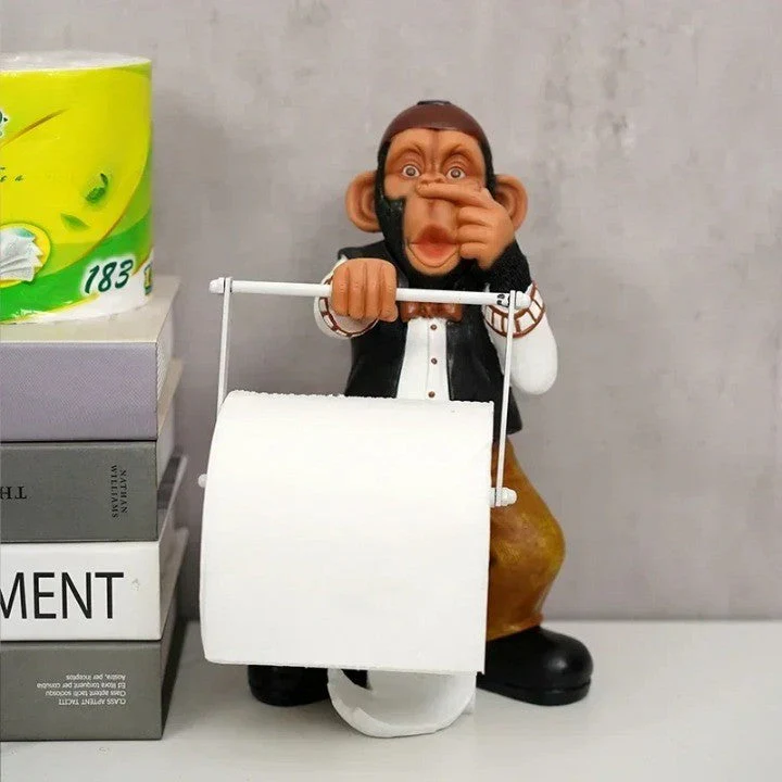 Monkey Toilet Paper Holder - Image 3