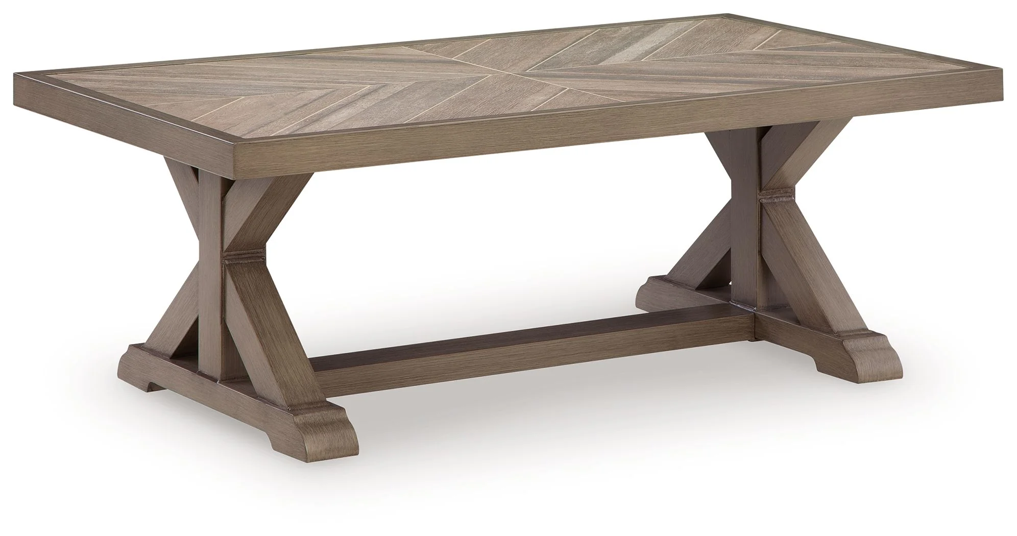 Laguna Heights - Rectangular Cocktail Table - Beige - Image 1