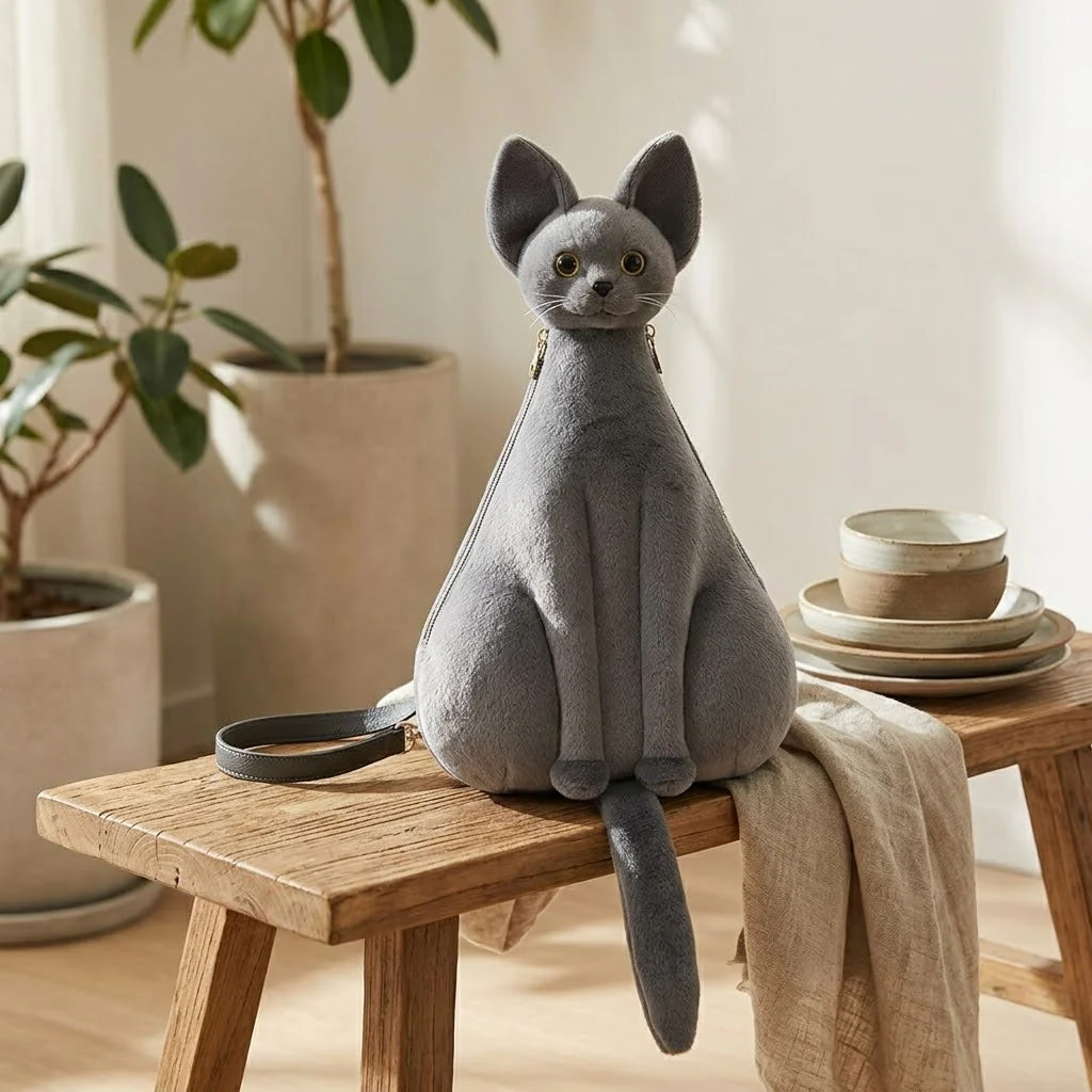 Sphinx Sculpted Cat Backpack - Image 3