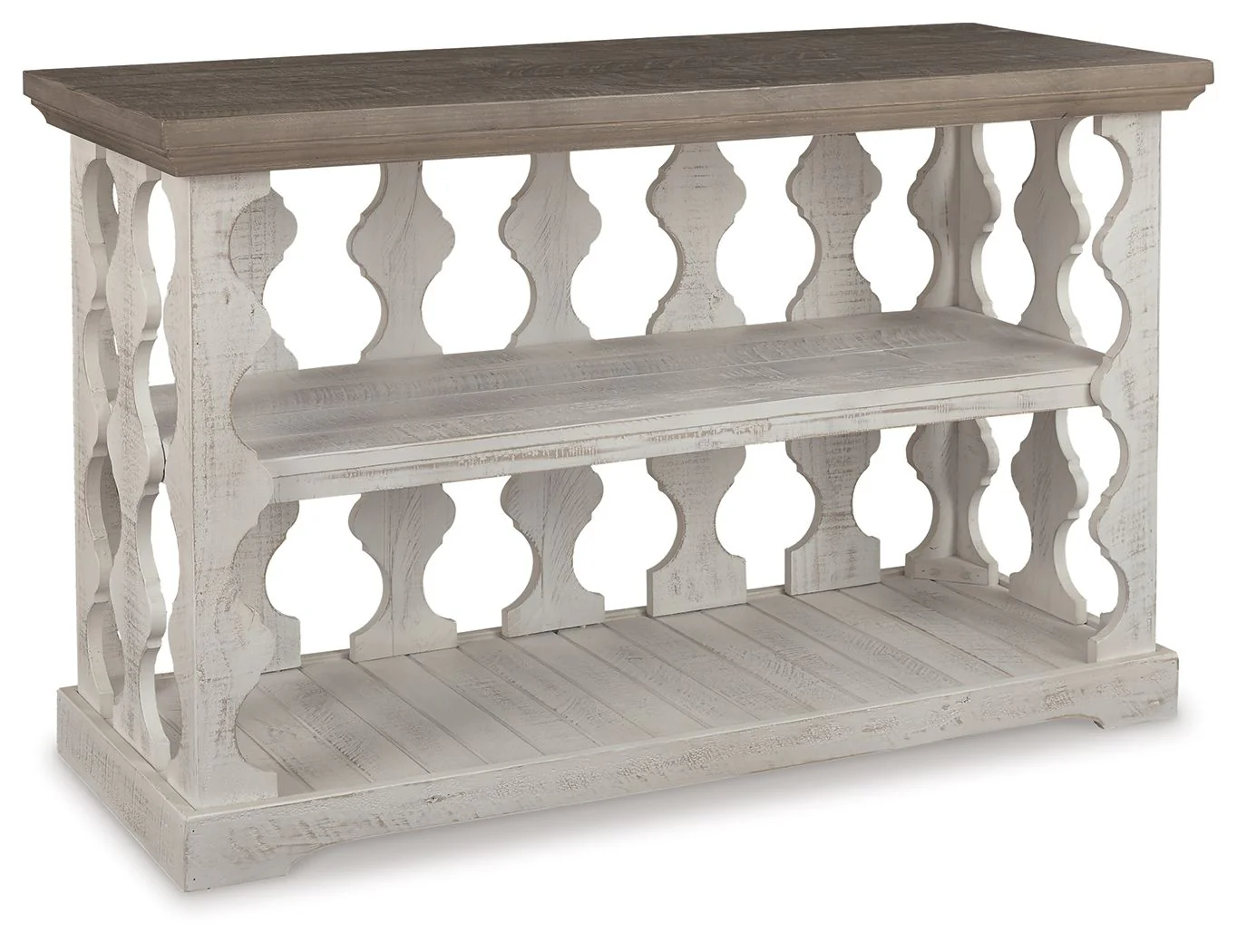 Havalance – Console Sofa Table – Gray / White