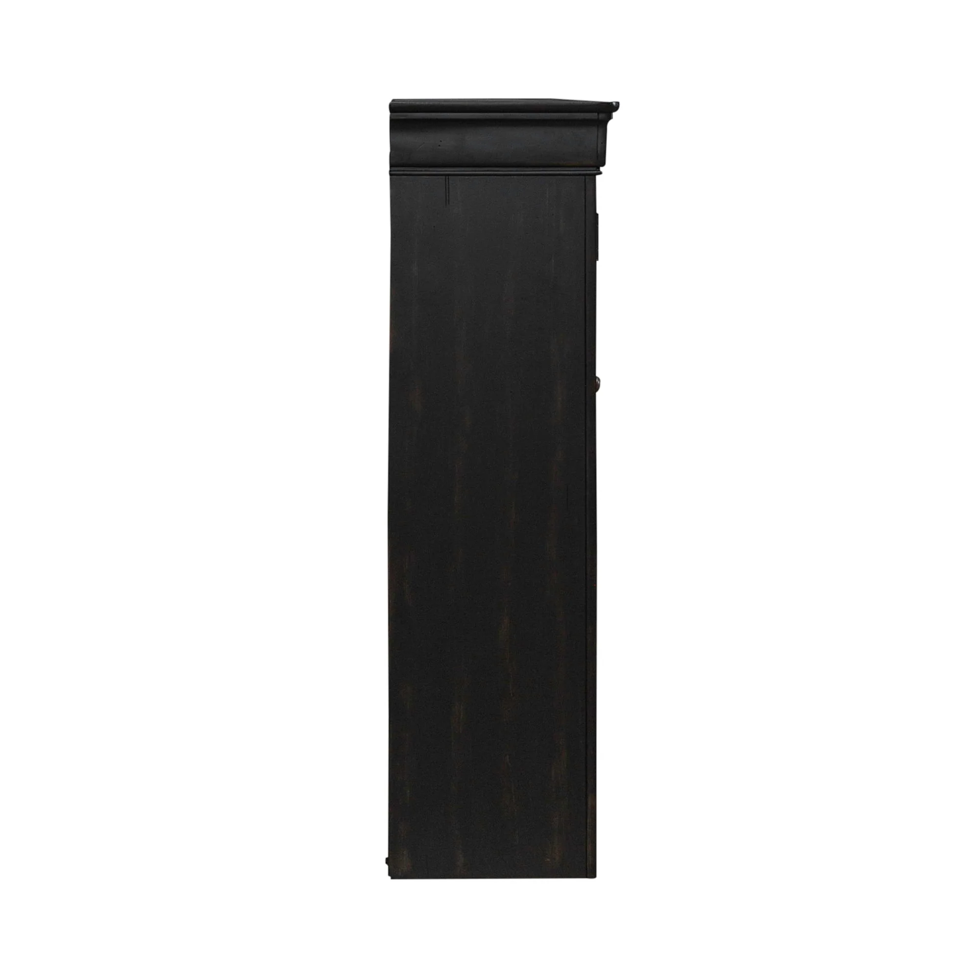 Meritage - Jr Executive Credenza Hutch - Aged Charcoal - Image 2