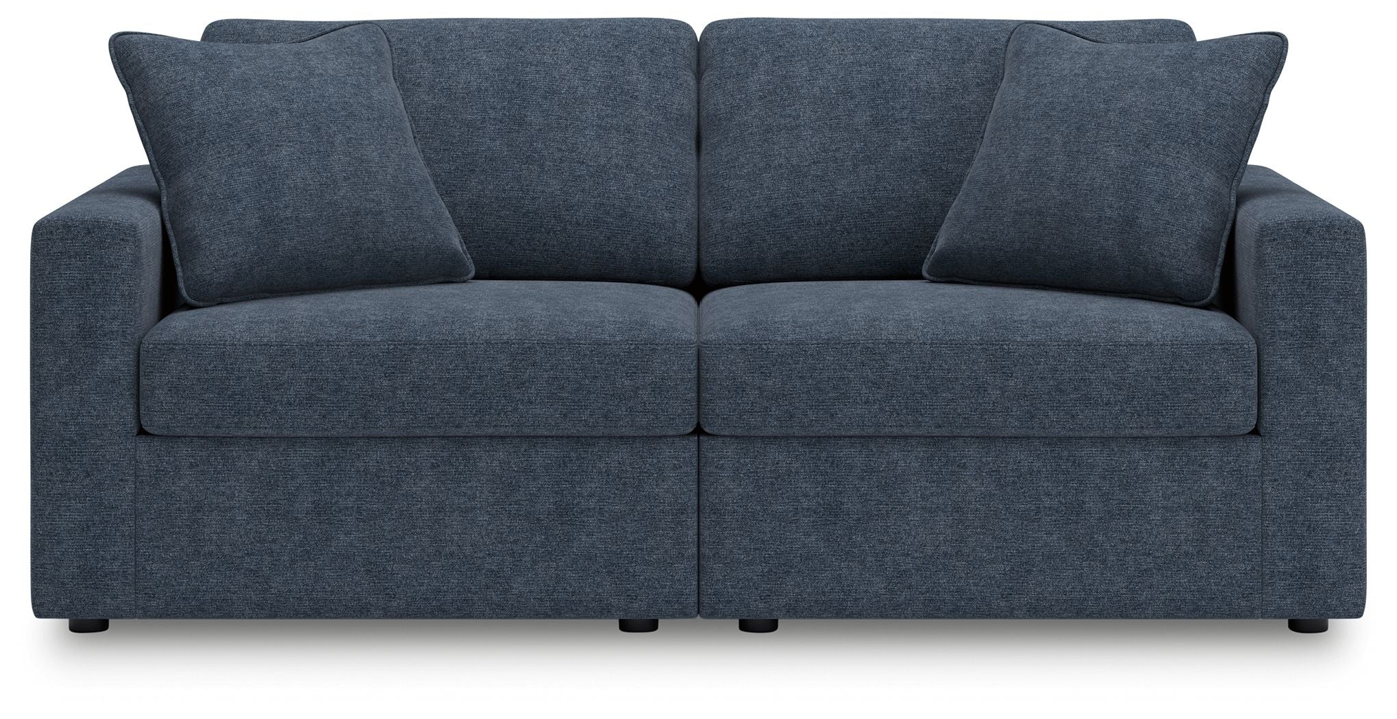 Modmax - 2-Piece Sectional Loveseat - Fabric - Ink - Image 2