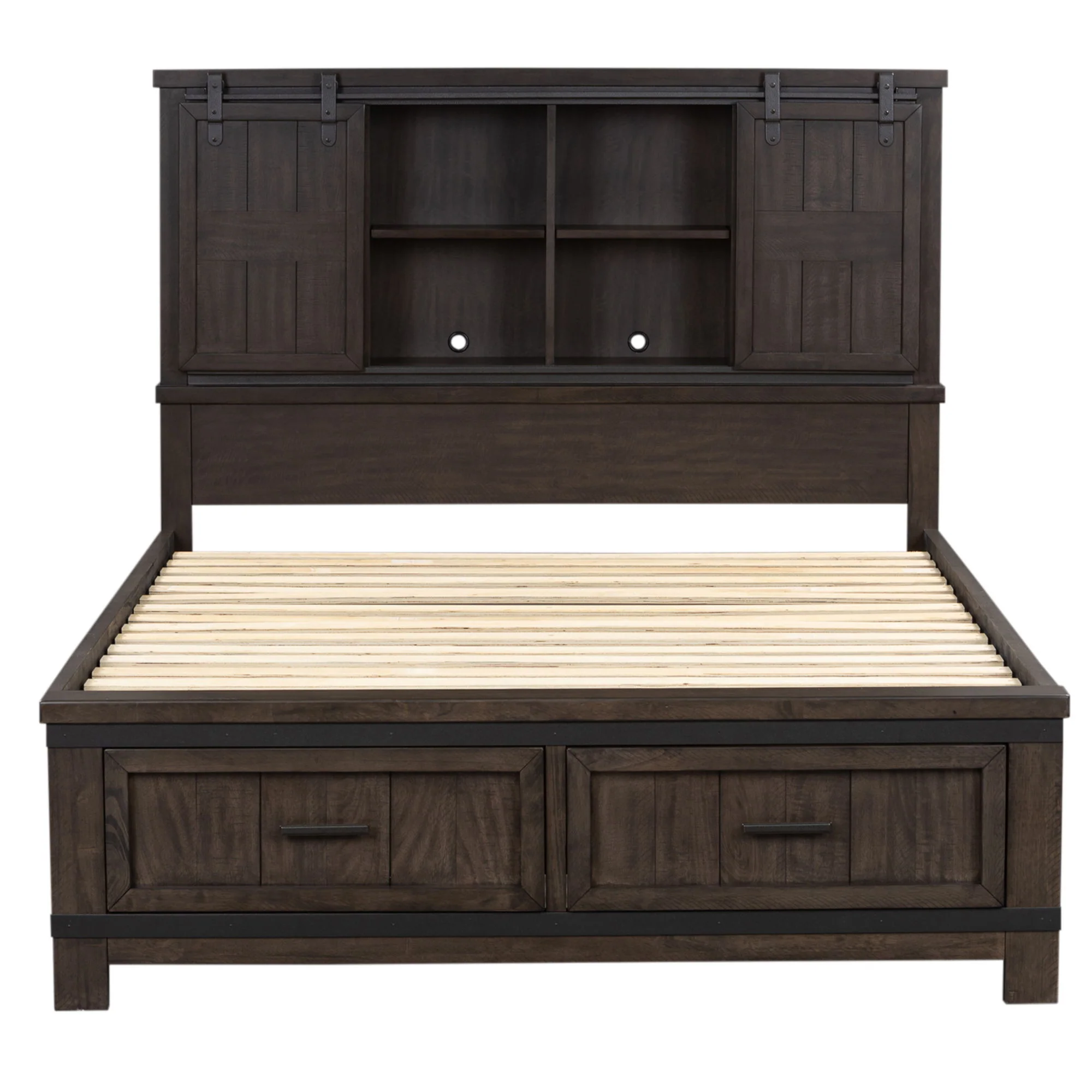Thornwood Hills - Bookcase Bed, Dresser & Mirror - Image 3