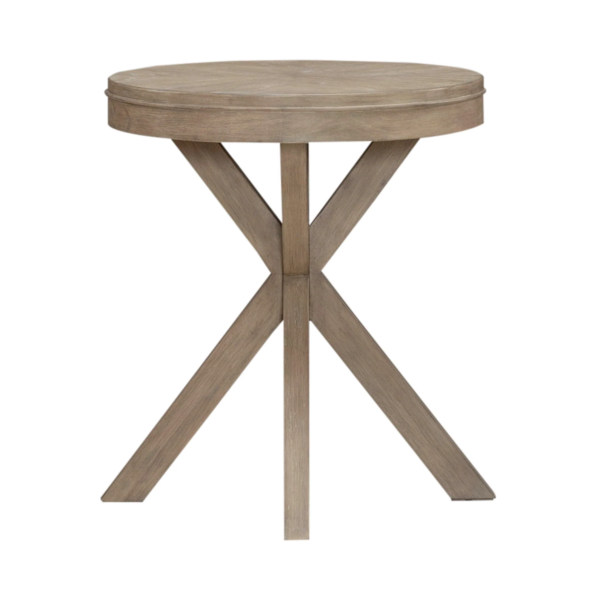 Brentwood - Round End Table - Sandstone - Image 2