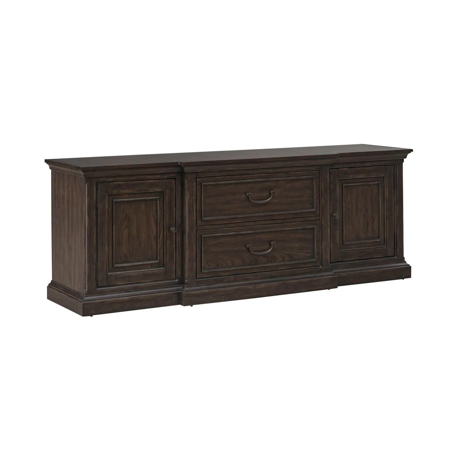 Paradise Valley - 78" Entertainment Console - Saddle Brown - Image 3