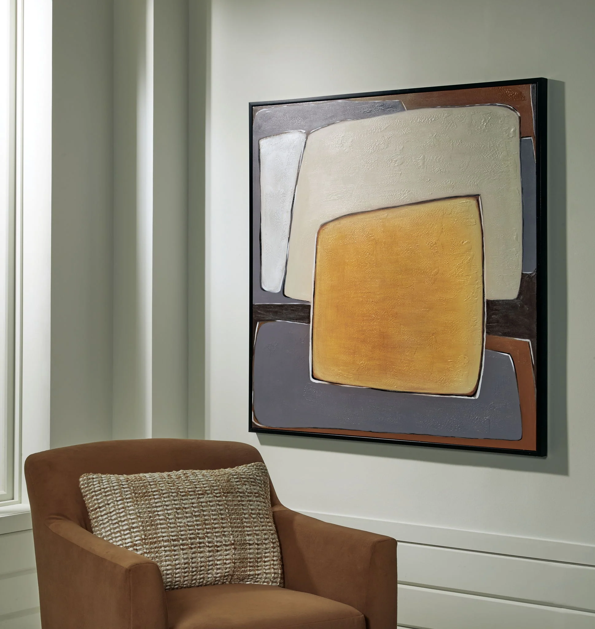 Actman - Wall Art - Cream / Brown / Gray - Image 3
