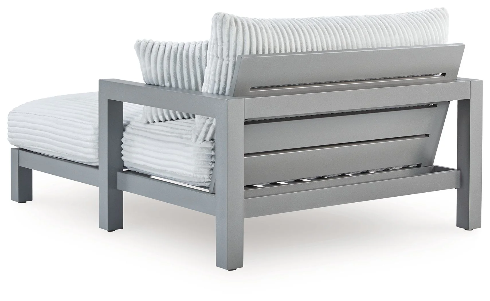 Hurley Park - Chaise Lounge With Cushion - Gray - Image 3