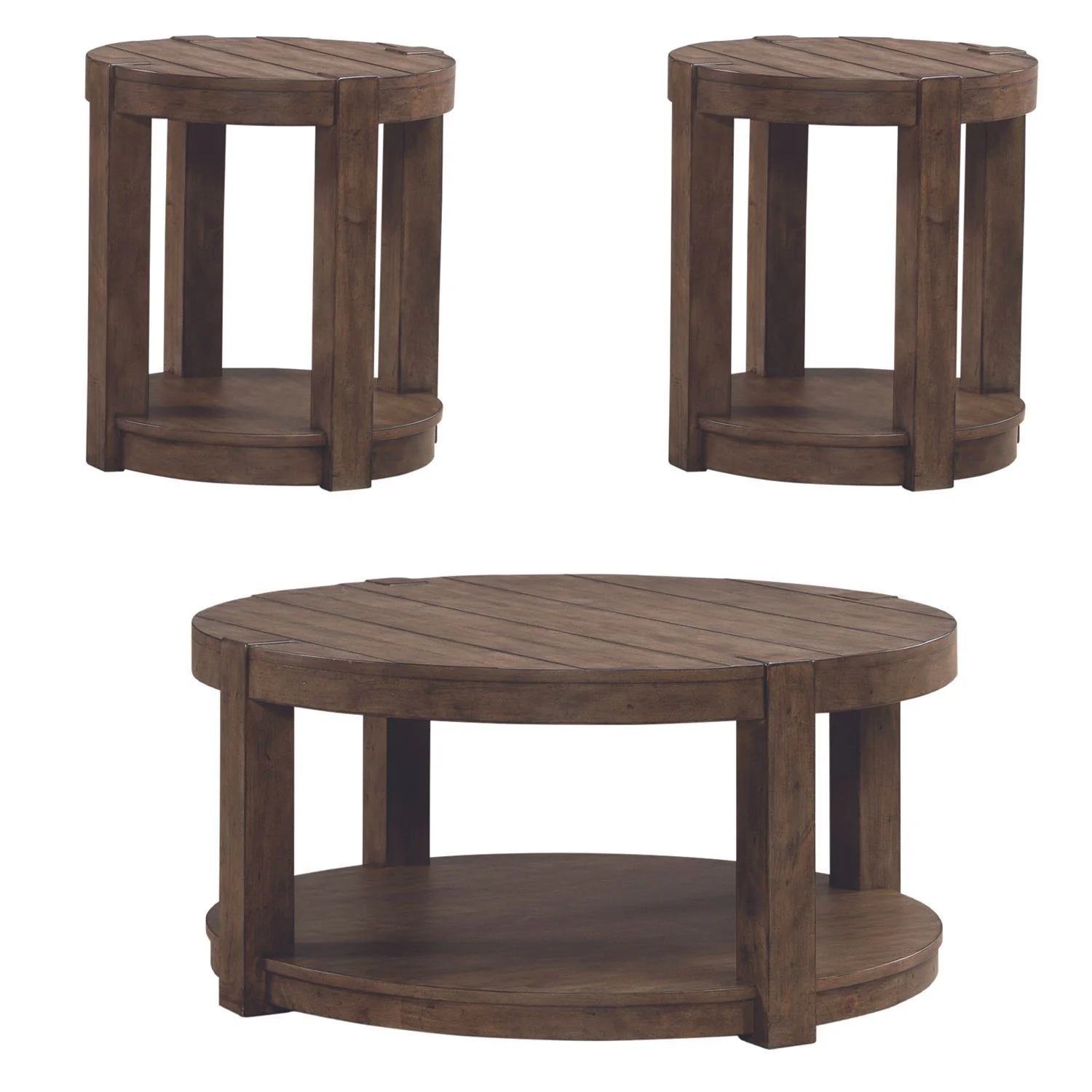Broadmore - Optional 3 Piece Set - Cobblestone Brown - Image 2