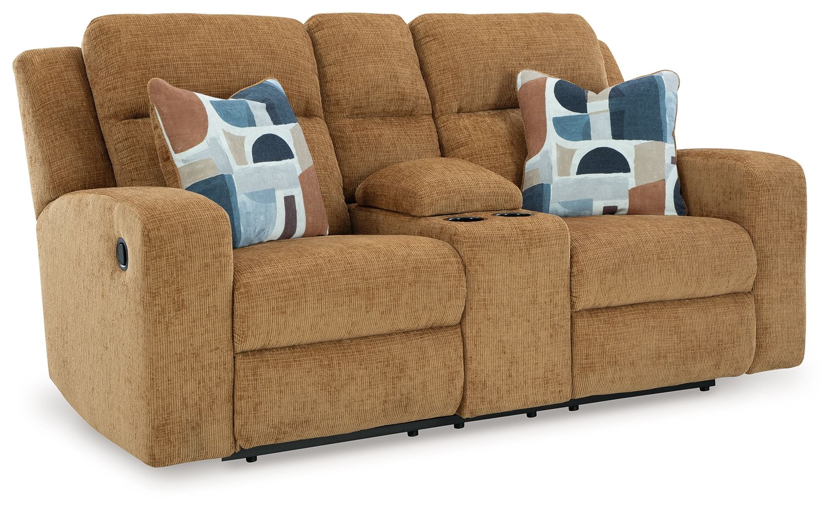 Kanlow - Dbl Reclining Loveseat With Console - Image 1