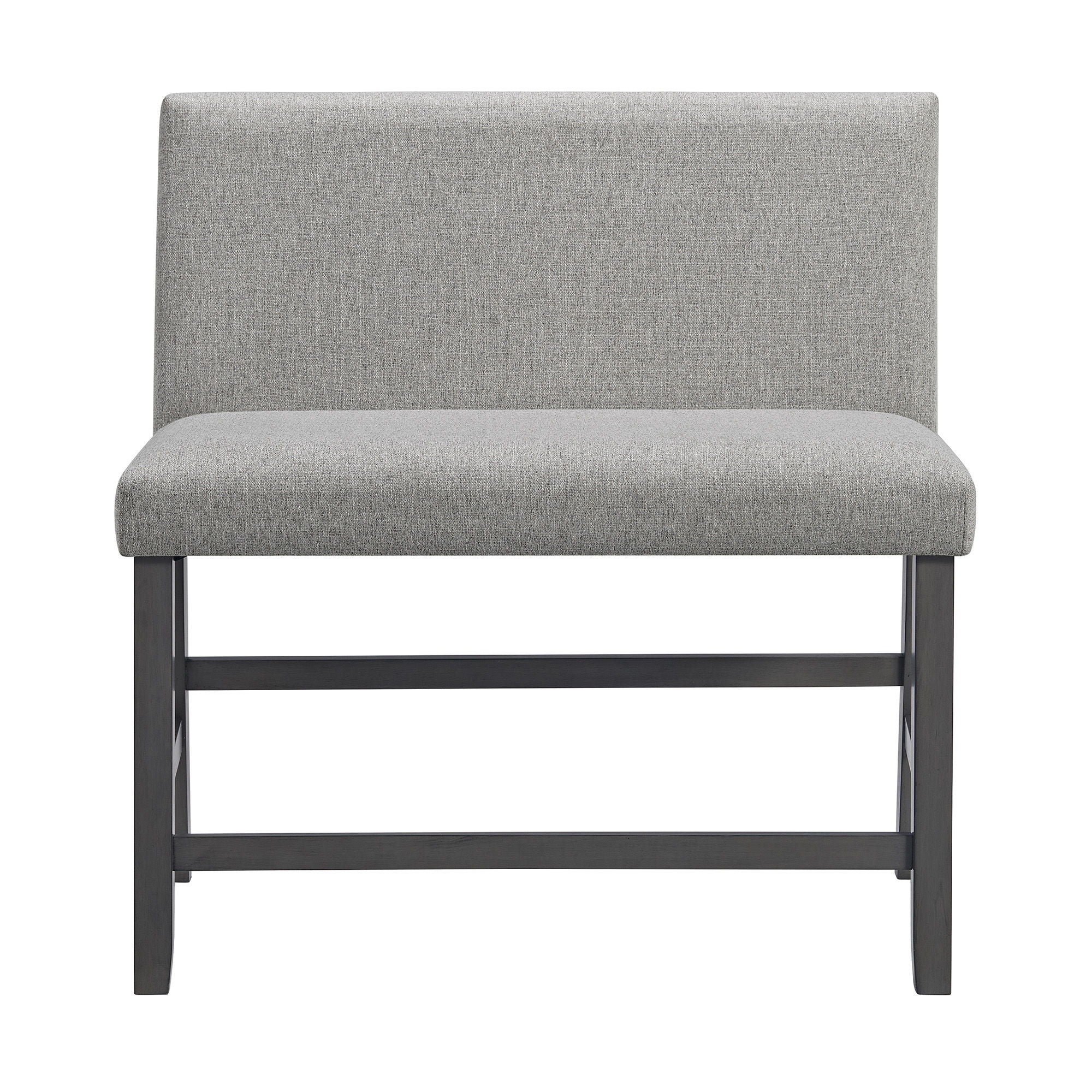 Seneca - Counter 3 Piece Corner Fabric Bench - Gray - Image 3