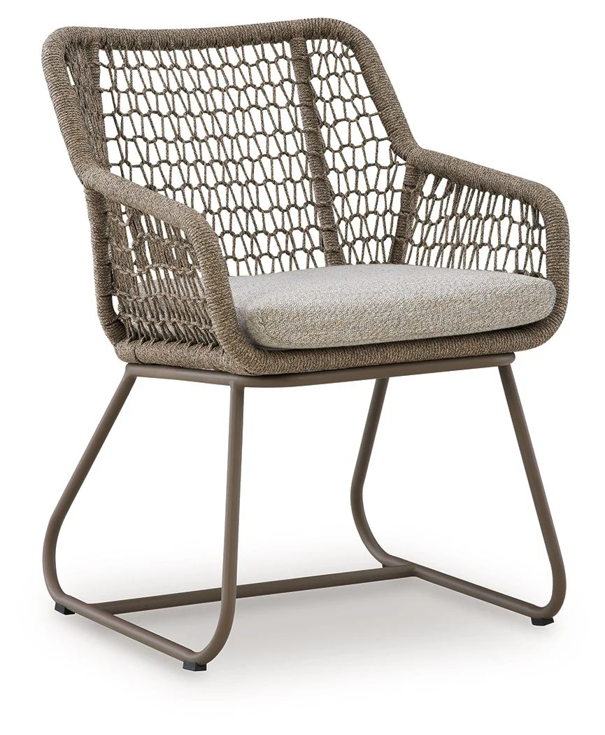 Majors Beach - Outdoor Table And 2 Chairs (Set of 3) - Beige - Image 3