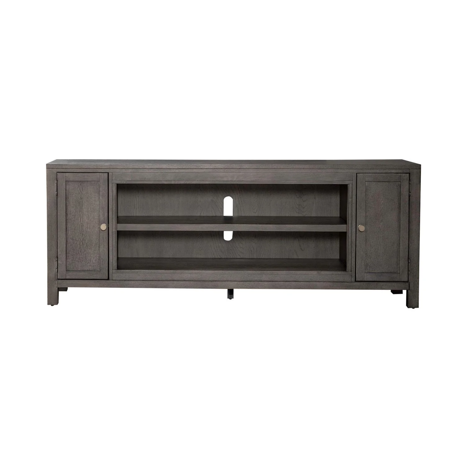 Fireplace TV Consoles - 78" Fireplace TV Console FTS - Dark Brown - Image 3