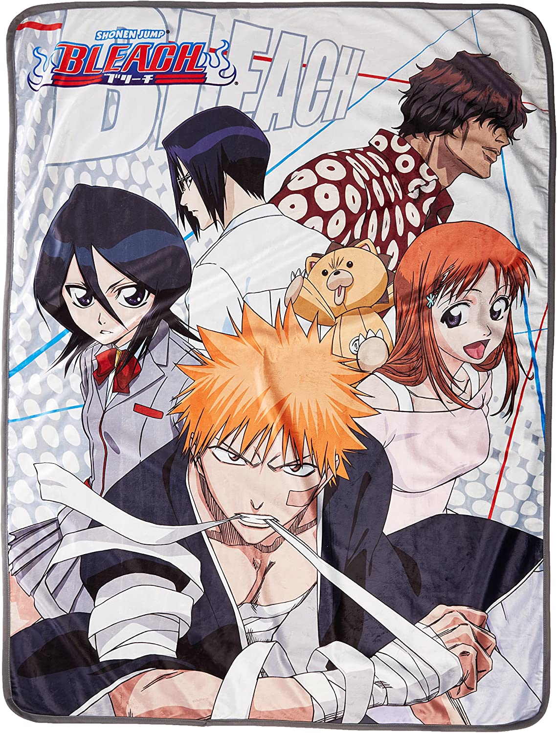 Great Eastern Shonen Jump Bleach Group 2 Throw Blanket 46in By 60in - Image 1