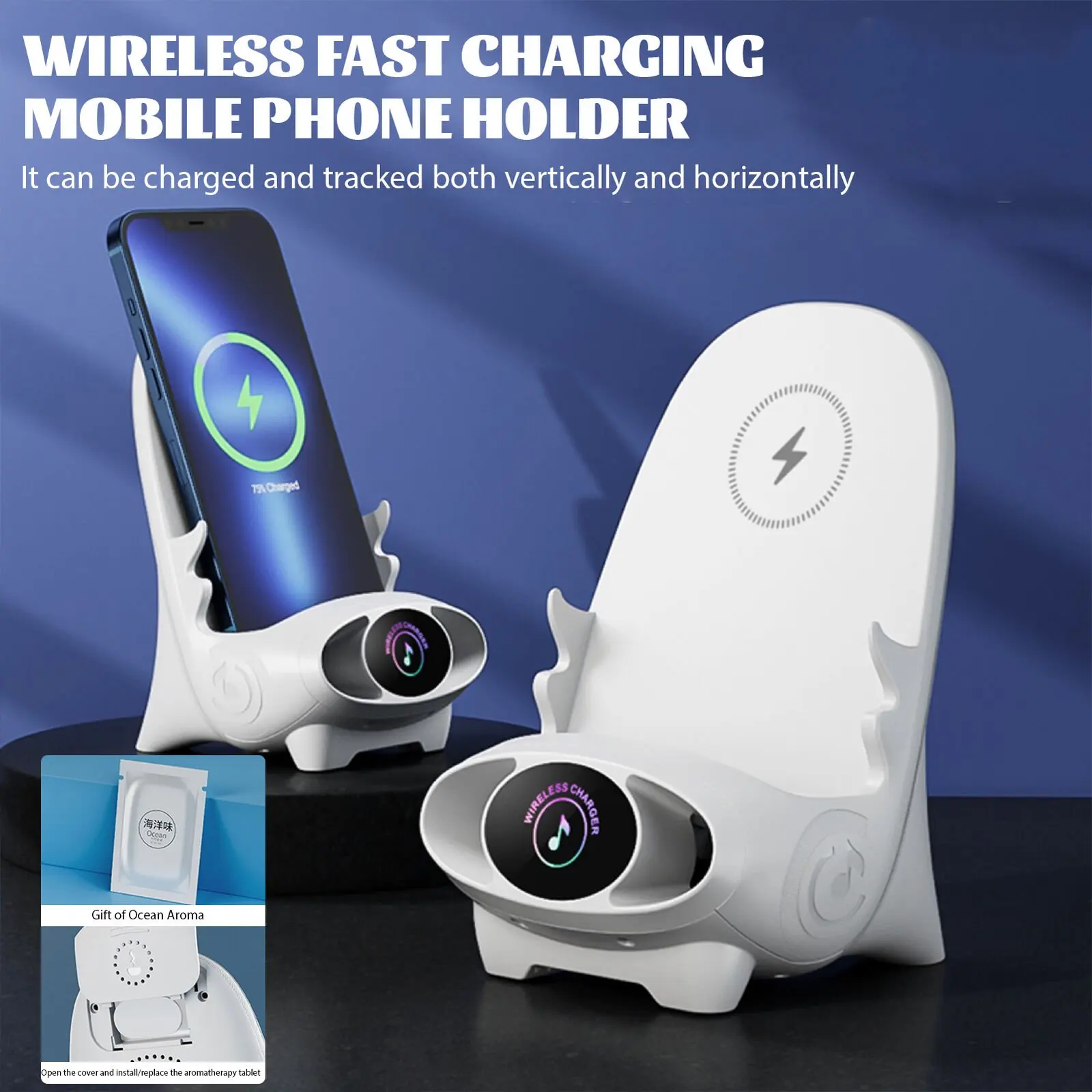 Cooling Wireless Universal Phone Fast Charger Stand - Image 2