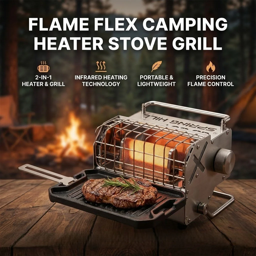 Flame Flex Camping Heater Stove Grill - Image 3