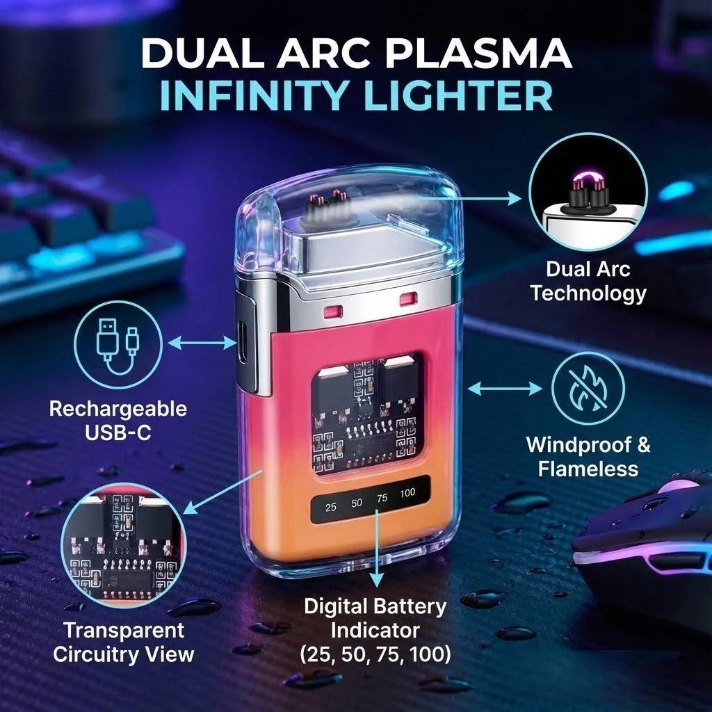 Dual Arc Plasma Infinity Lighter - Image 2