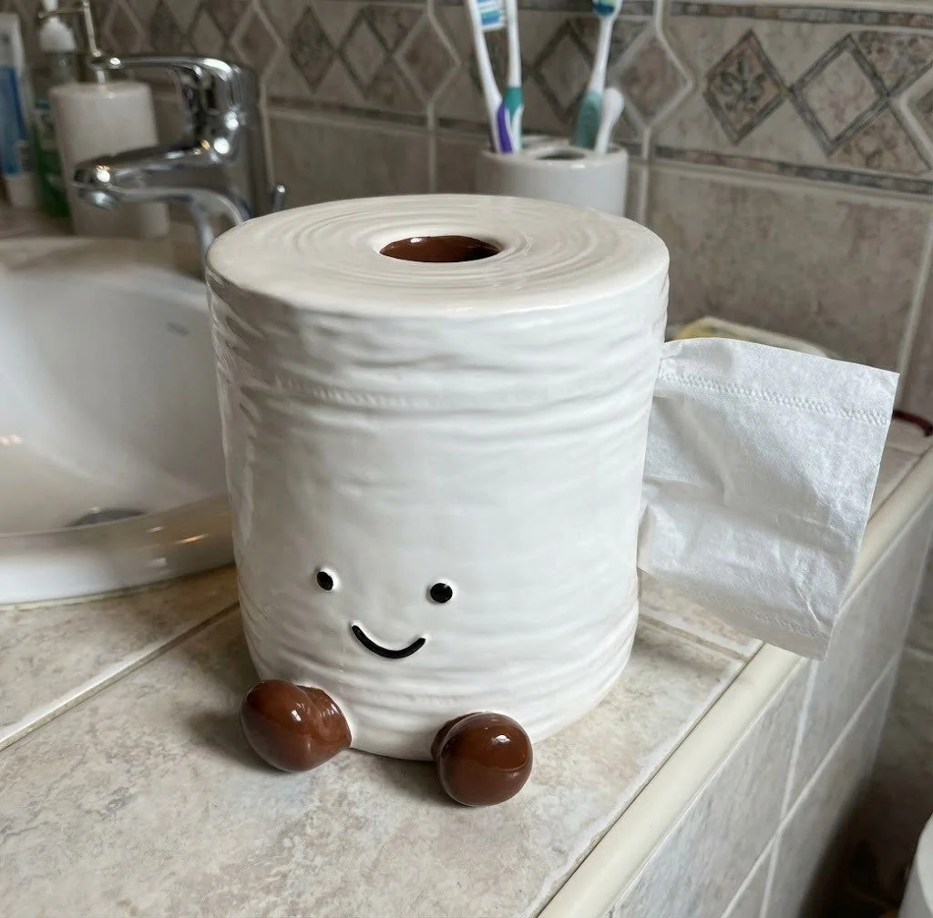 Smiley Toilet Paper Tissue Box - Image 2