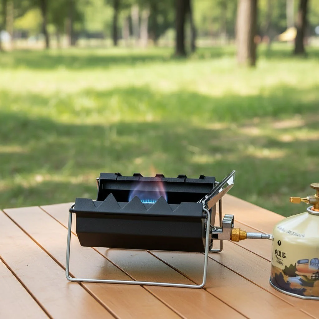 Quick-Fold Camping Gas Stove - Image 2