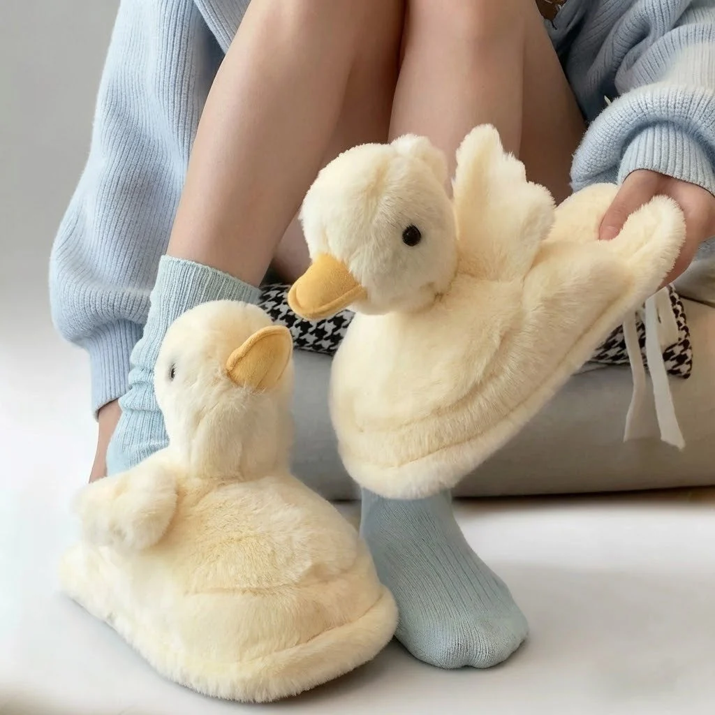 Mini Duck Non-Slip Comfy Slippers - Image 2