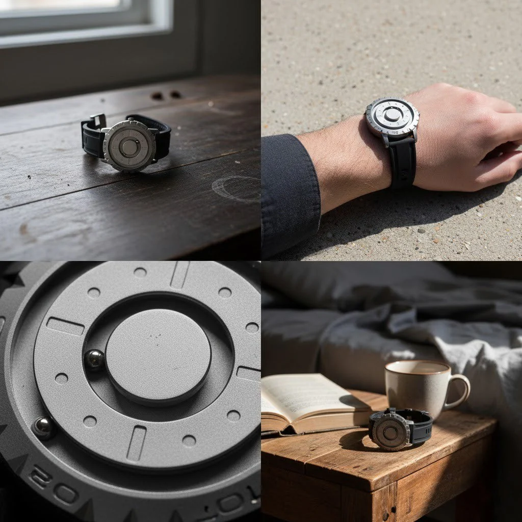 Magnetic Ball Pointer Quartz Watch - Image 3