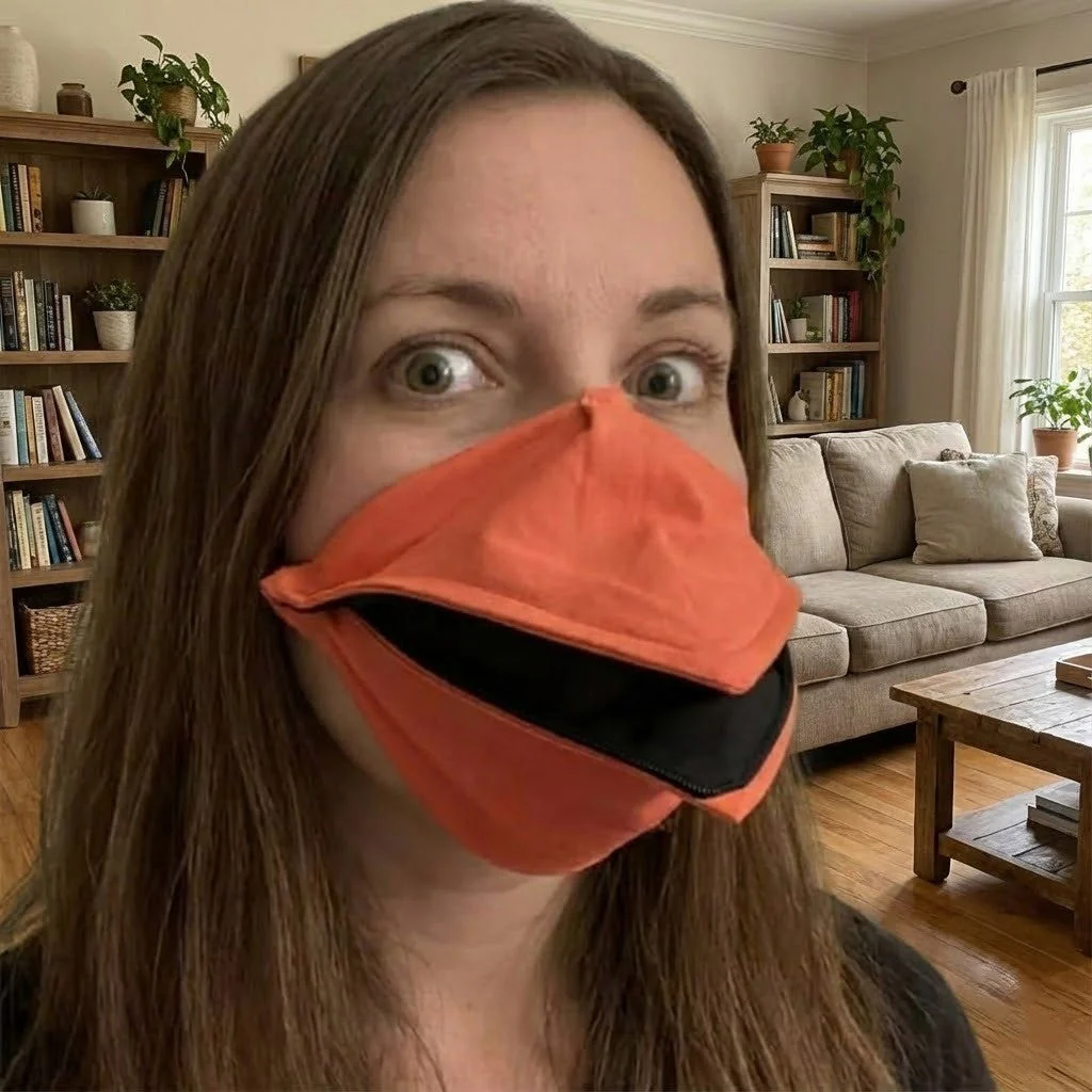 Big Duck Mouth Face Mask - Image 2
