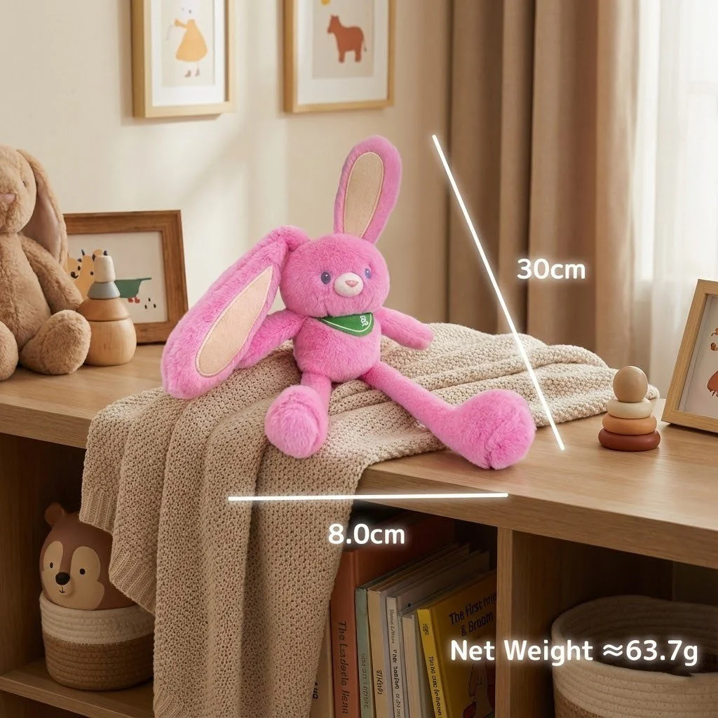 Pull My Ears Rabbit Plush Toy - Image 3