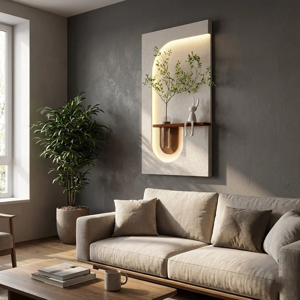 Lunara Elegant Scene Wall Art Panel - Image 2