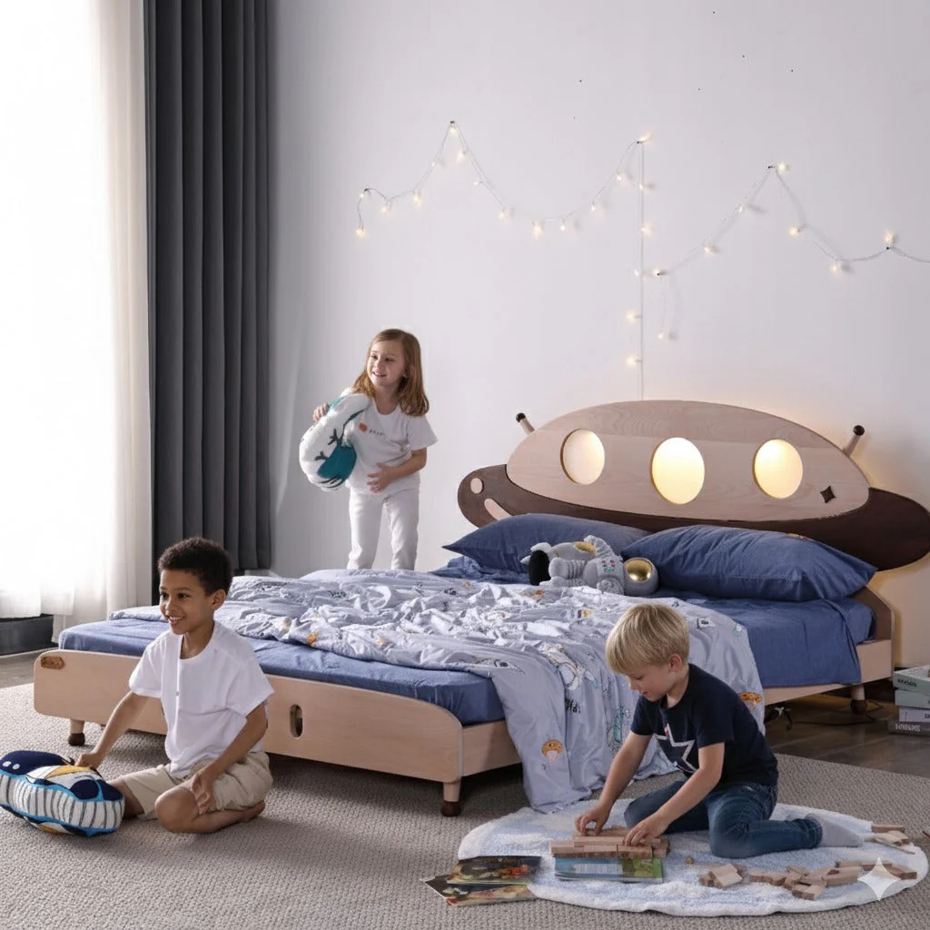 Spaceship Wooden Kids Bed - Image 2