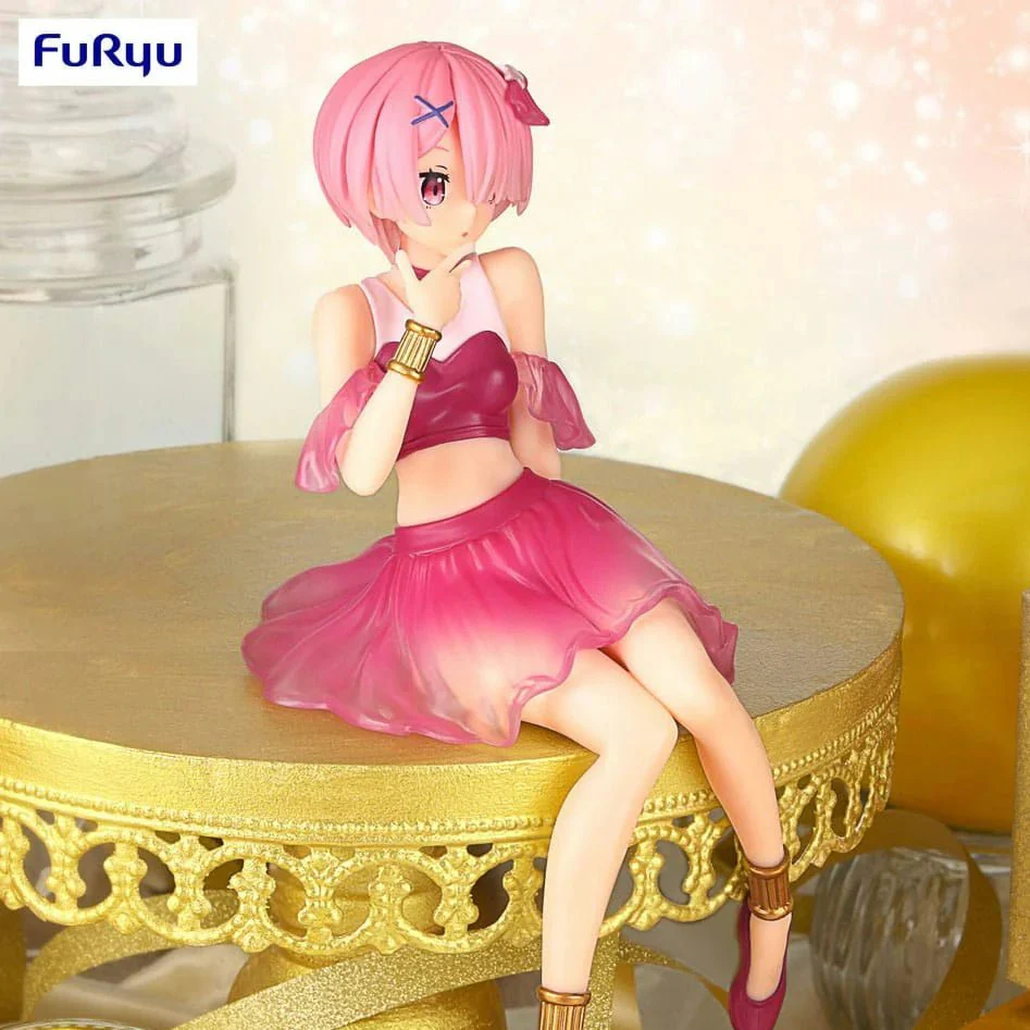 FuRyu Re:Zero Ram Twinkle Party Another Color Version Noodle Stopper Figure - Image 3