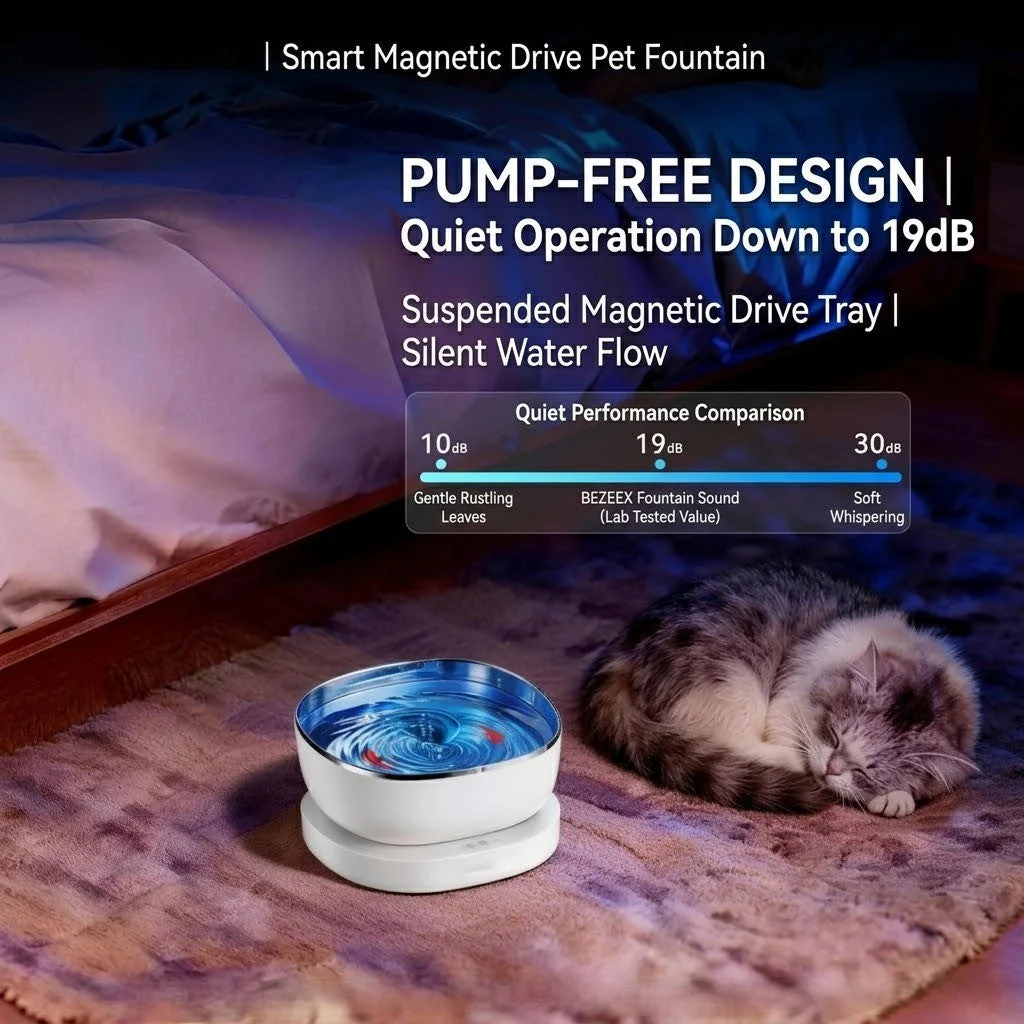 Ripple Motion Cat Drinking Fountain - Image 3