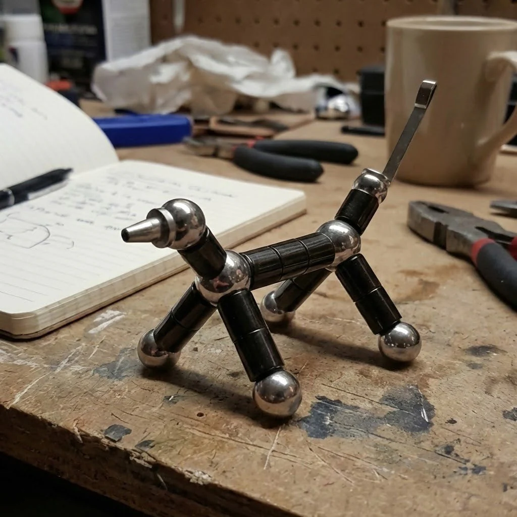Creative Modular Antistress Magnetic Pen - Image 2