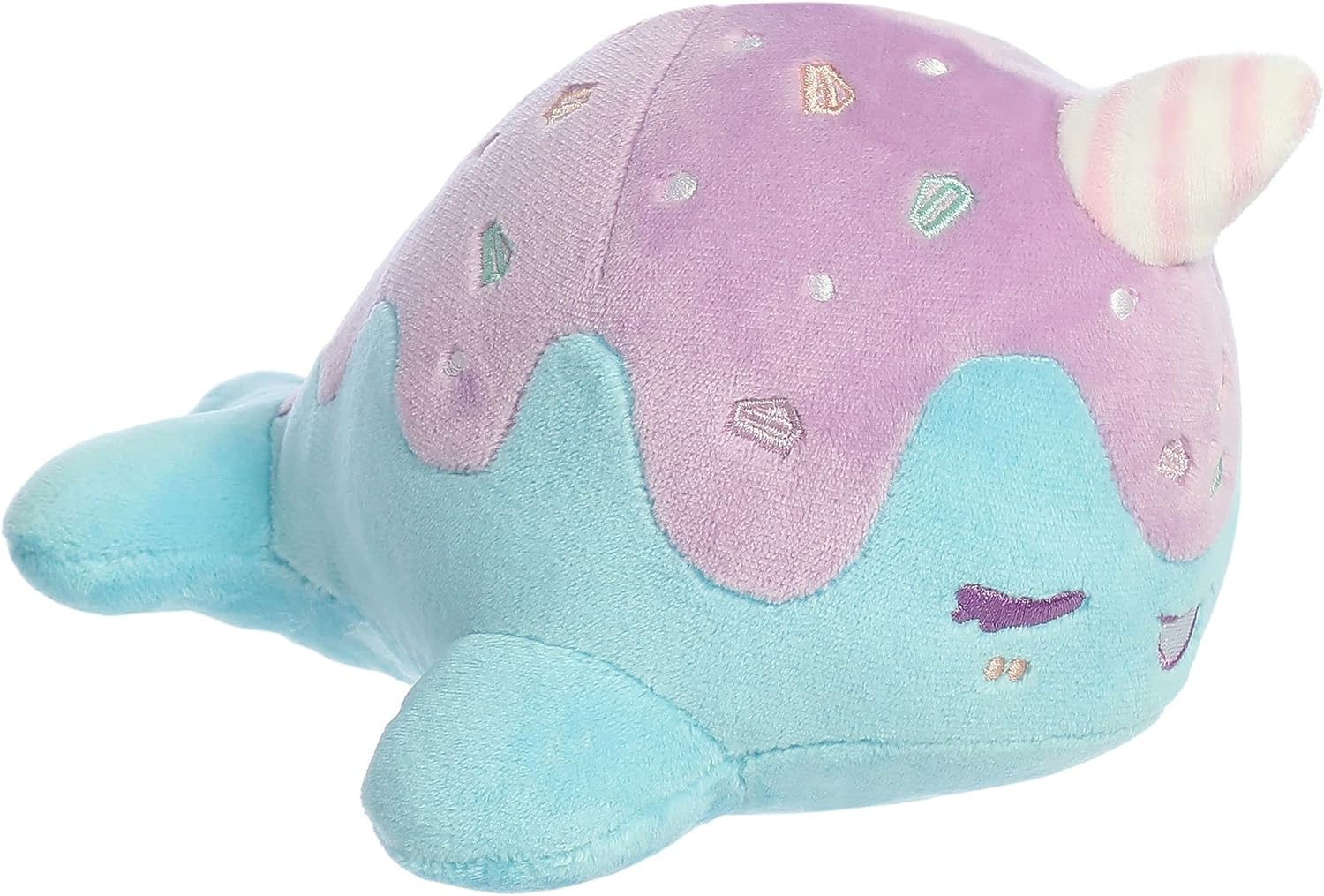 Aurora Enchanting Tasty Peach Birthday Cake Nomwhal Plush 7in - Image 3
