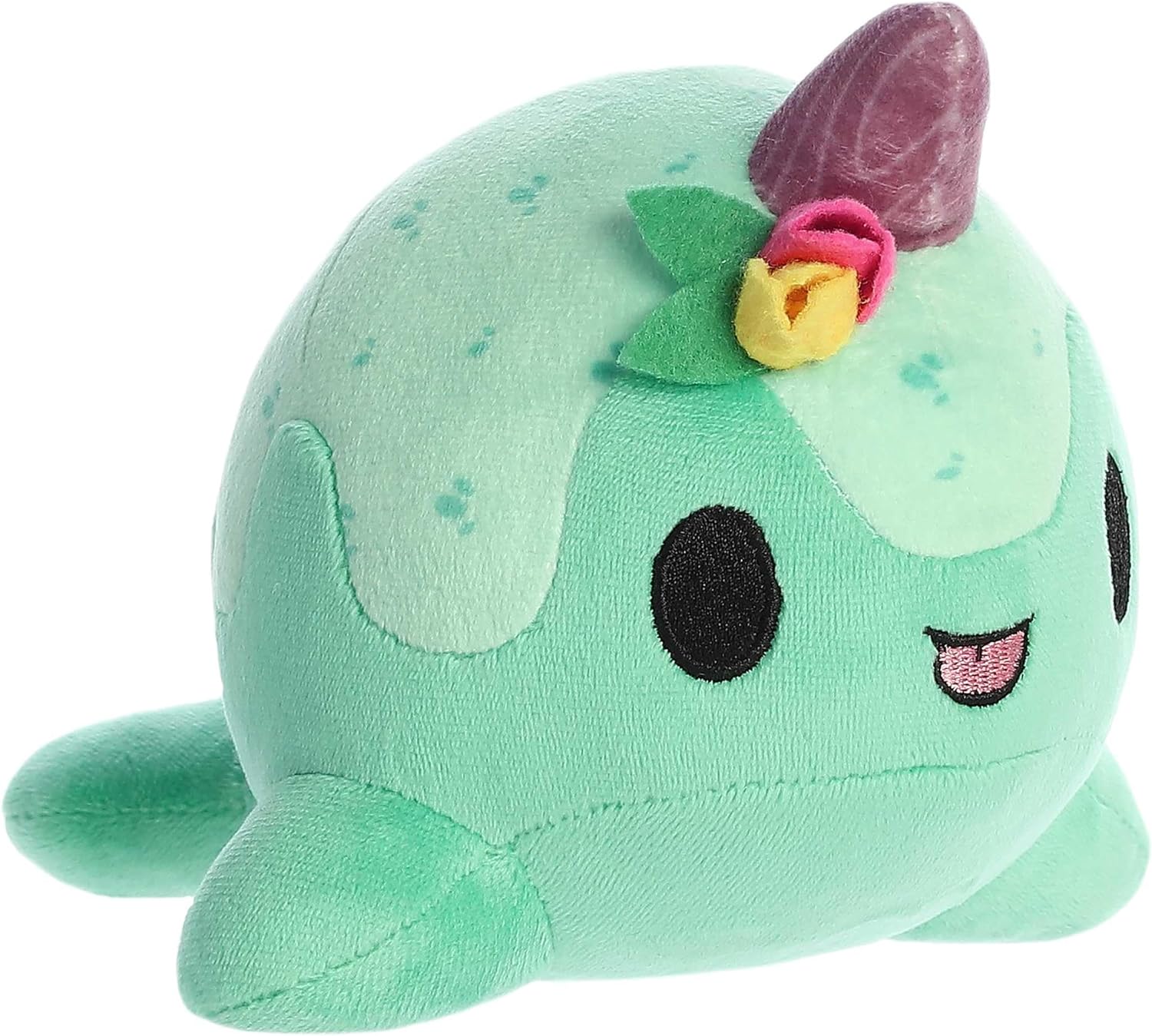 Aurora Enchanting Tasty Peach Tulip Nomwhal Plush 7in - Image 2