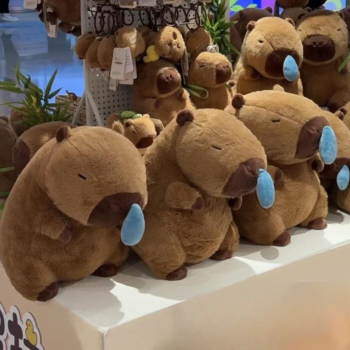 Adorable Sneezy Capybara Animal Plushie - Image 2