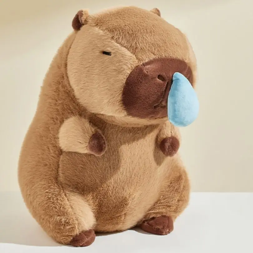 Adorable Sneezy Capybara Animal Plushie - Image 3