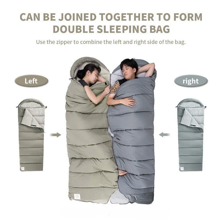All-Season Adjustable Comfy Camping Sleeping Bag - Image 2