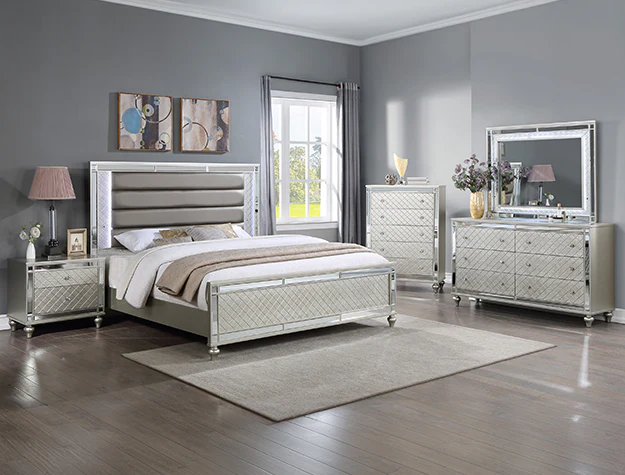 Cristian Bedroom Group Champagne