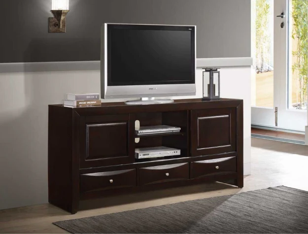 Emily TV Stand Dark Cherry