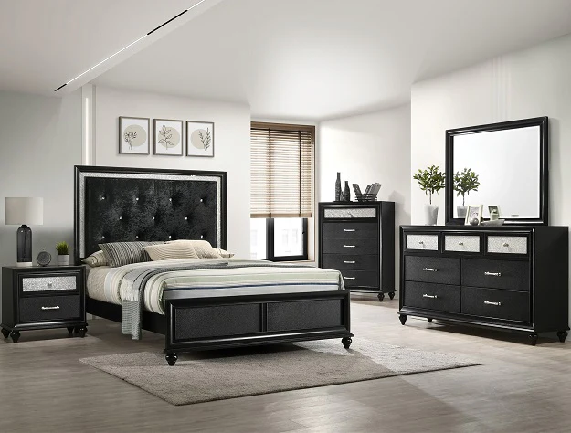 Lila Black Bedroom Group - Image 1
