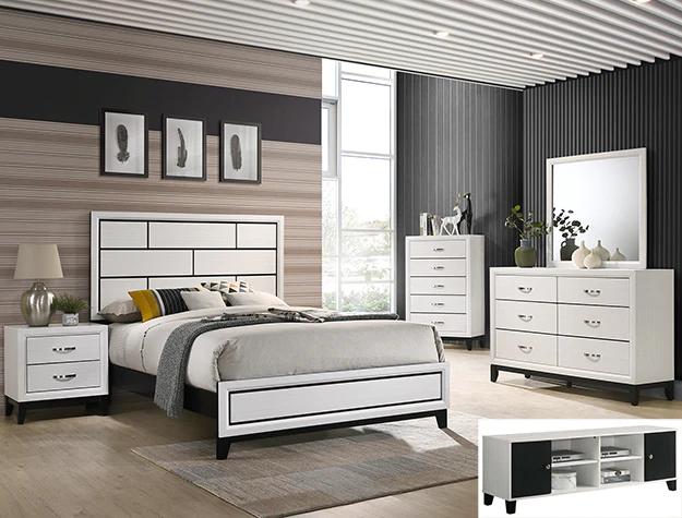 Akerson Chalk Bedroom Group - Image 1