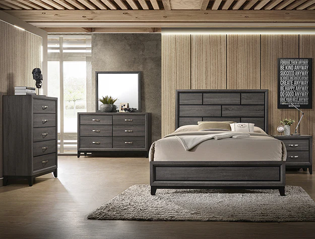 Akerson Grey Bedroom Group - Image 1