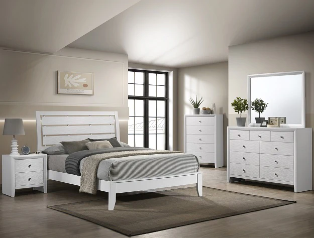 Evan White Bedroom Group - Image 1