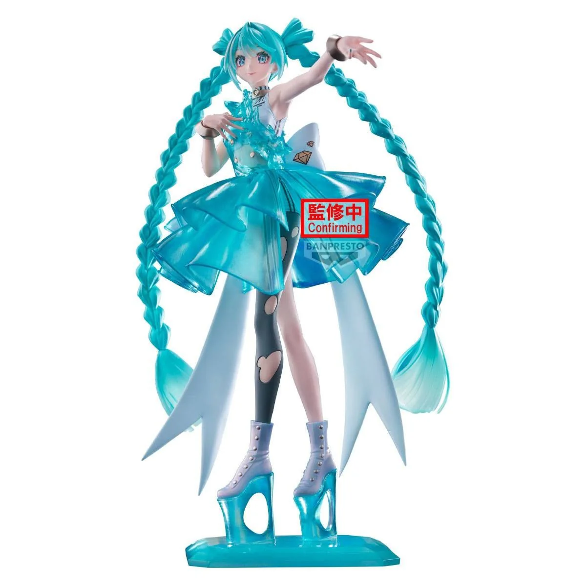 Bandai Spirits – Vocaloid – Hatsune Miku – EVOLVE Clearluxe Emerald Gem Figure