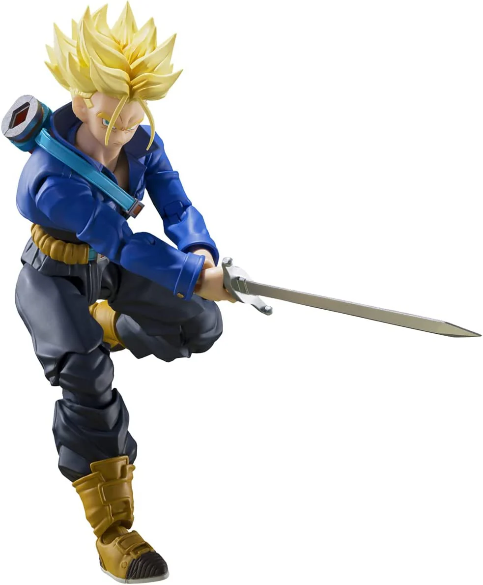 TAMASHII NATIONS - Dragon Ball Z - Super Saiyan Trunks - The Boy from The Future - Bandai Spirits S.H.Figuarts Action Figure - Image 1