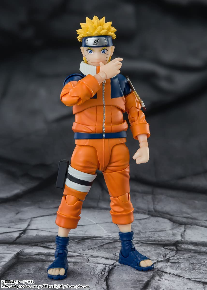 TAMASHII NATIONS Naruto Uzumaki The No.1 Most Unpredictable Ninja Bandai Spirits S.H.Figuarts - Image 3